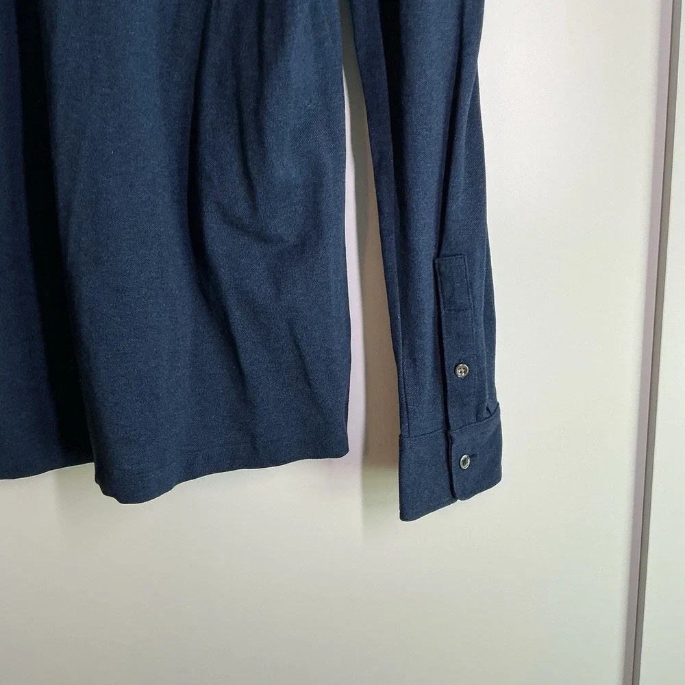 Polo Ralph Lauren Men's Polo Shirt Small Navy Long Sleeve‎ Classic Cotton Preppy